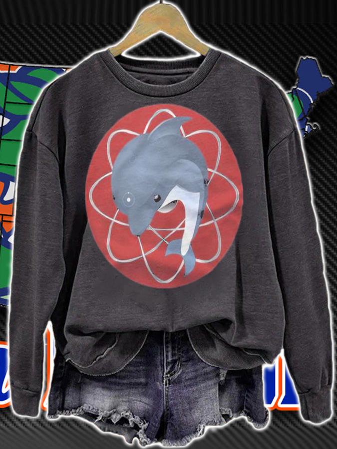 Atomic Dolphin funny T-shirt t-shirt sweatshirt