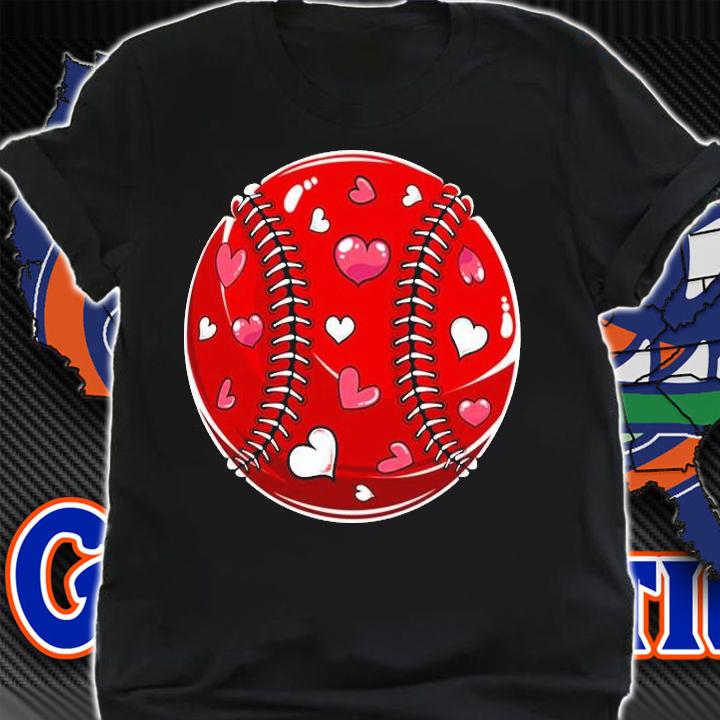 Baseball Sports Lover Heart Valentine's Day T-Shirt t-shirt shirt