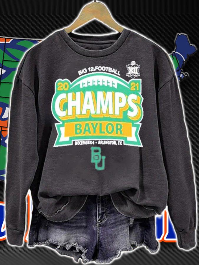 Baylor University Bears Football 2021 Big 12 Conference Champions Shirt t-shirt