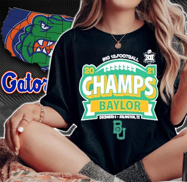 Baylor University Bears Football 2021 Big 12 Conference Champions Shirt t-shirt