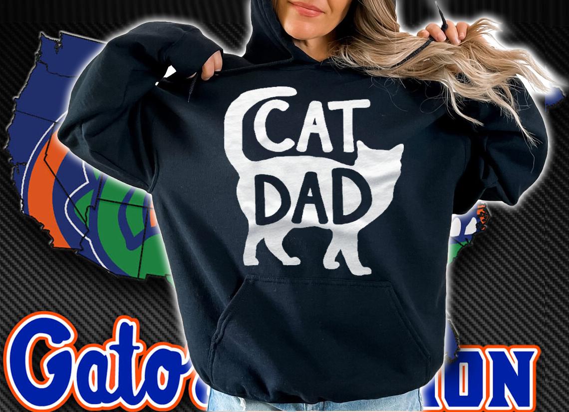 Best Cat Dad Fathers Day Men Kitty Daddy Papa Gift Raglan Baseball Shirt t-shirt hoodie