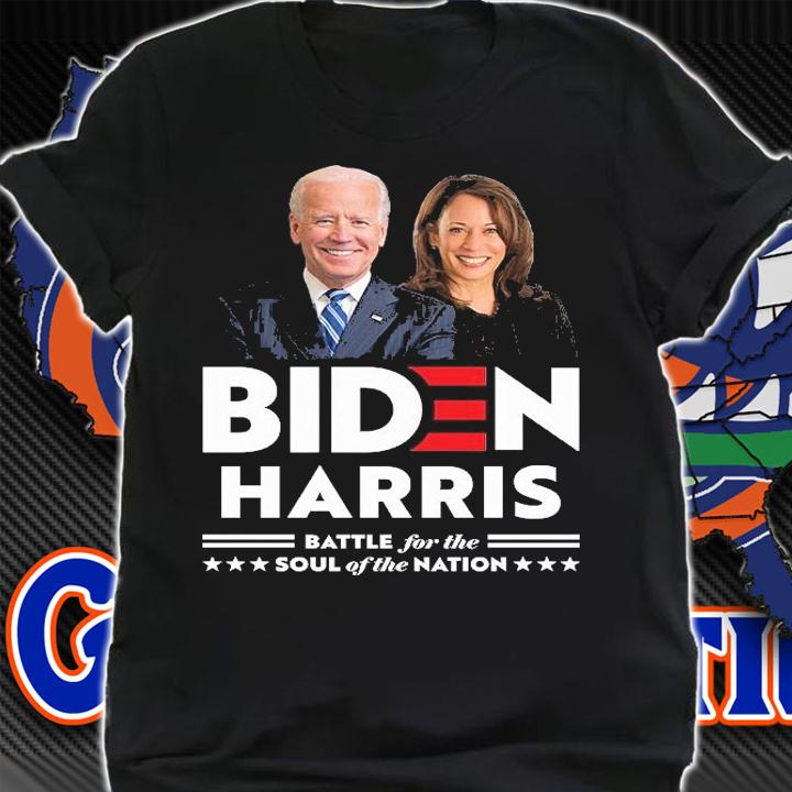 Biden Harris 2020 Battle For The Soul Of The Nation T-Shirt t-shirt