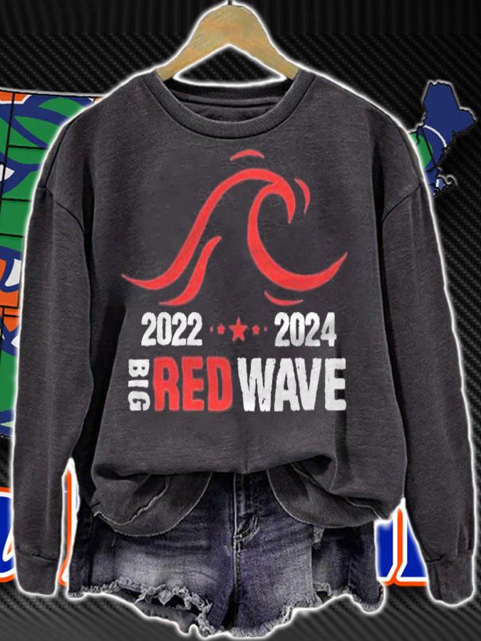 Big red wave 2022-2024 T-shirt t-shirt