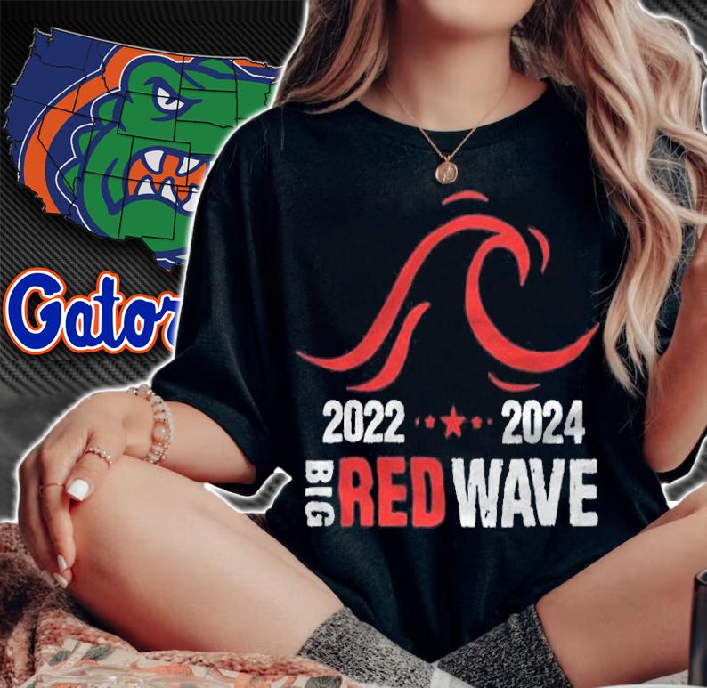 Big red wave 2022-2024 T-shirt t-shirt