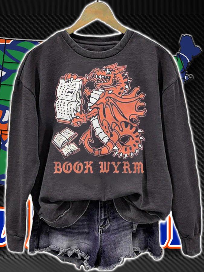 Book Wyrm Magical Dragon Book Worm Reading shirt t-shirt