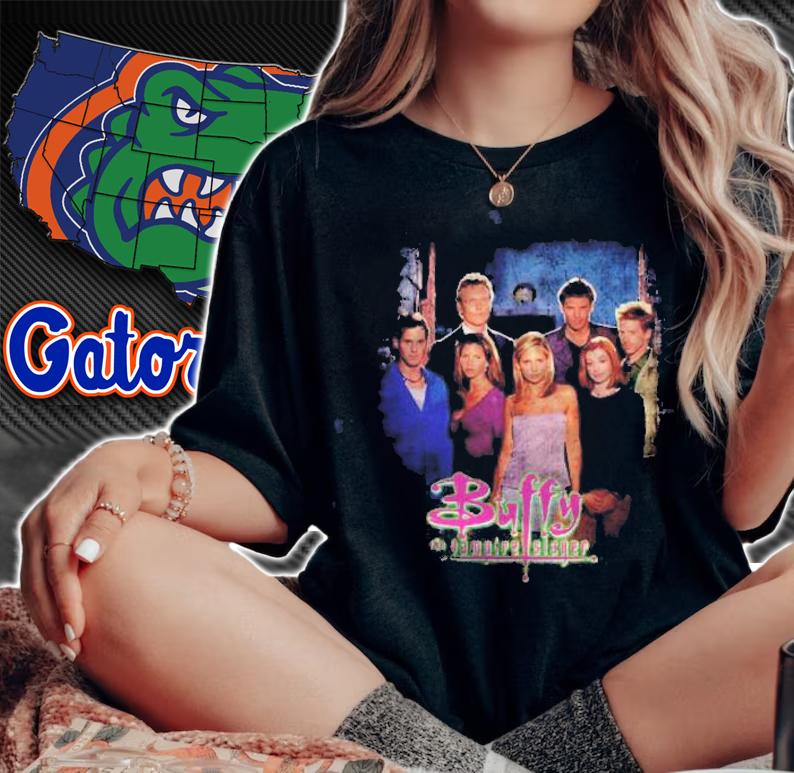Buffy The Vampire Slayer Buffy Group Shot T-shirt t-shirt woman shirt