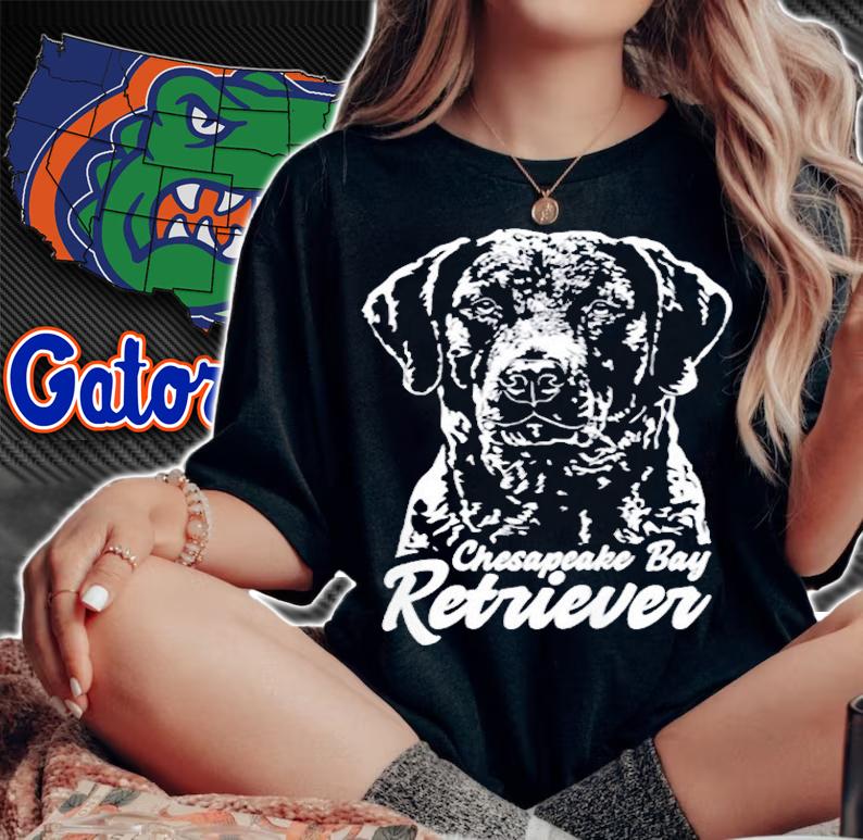 Funny Proud Chesapeake Bay Retriever Dog Portrait Gift Zip T-Shirt t-shirt