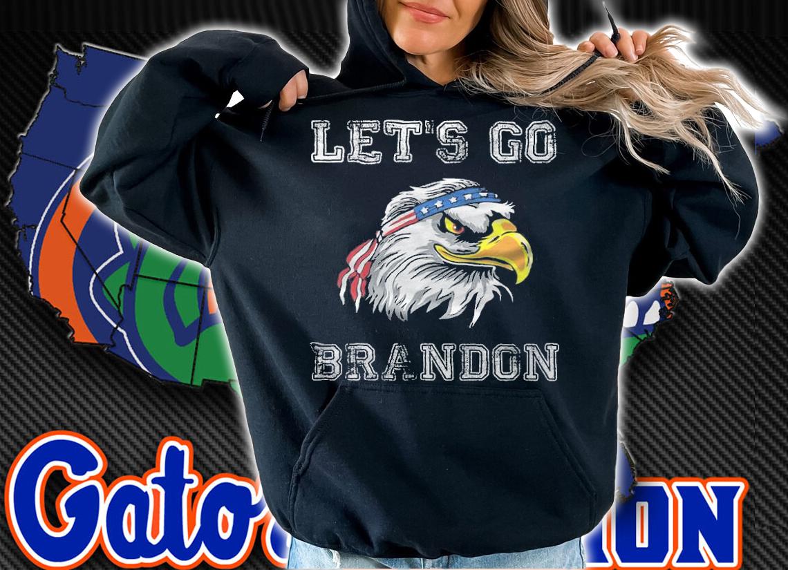 Let's Go Brandon Eagle American Flag T-Shirt t-shirt