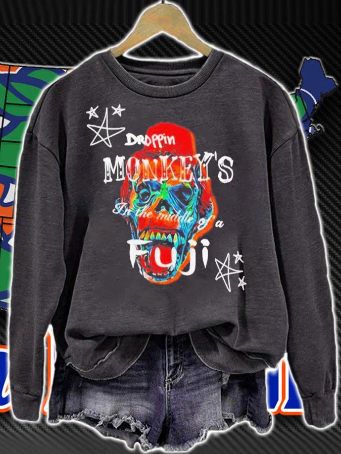 Crazzy Steve Droppin monkeys shirt t-shirt sweatshirt