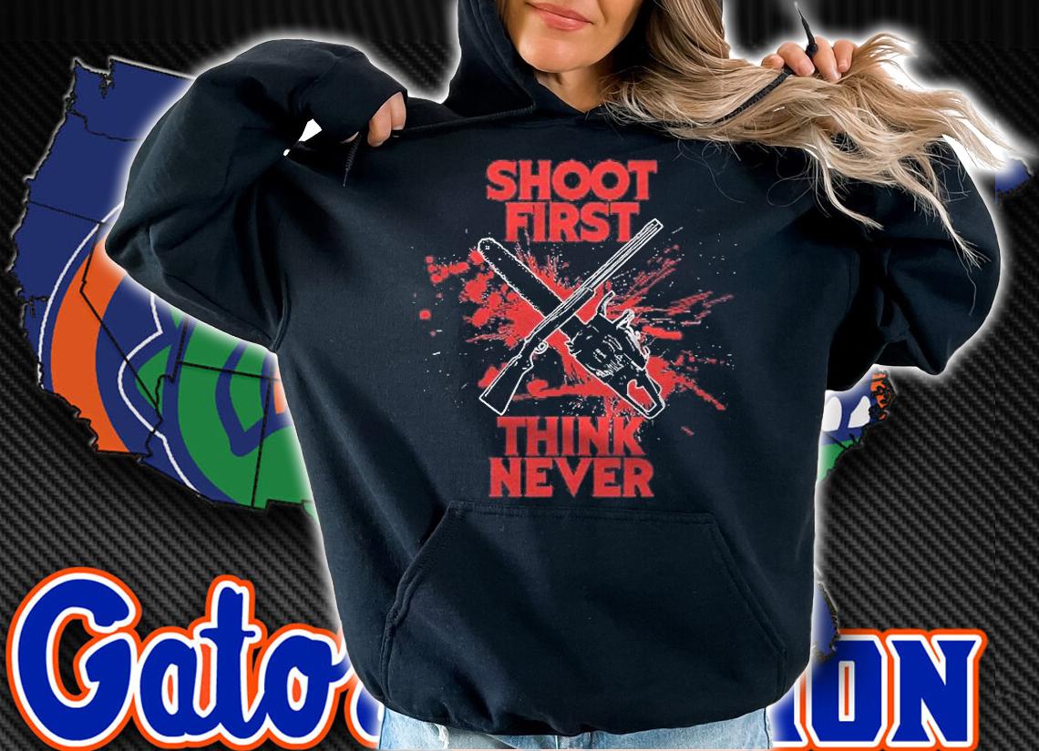 Evil Dead Shoot First Think Never Classic Shirt t-shirt