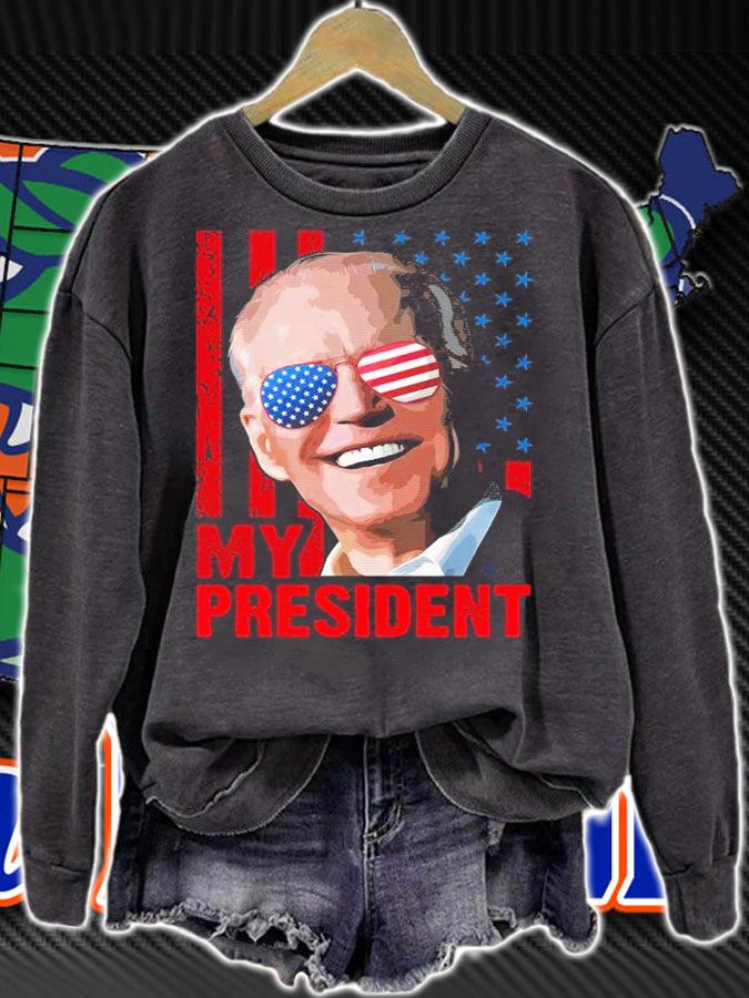 Joe Biden My President USA Flag Joe Biden T-Shirt t-shirt