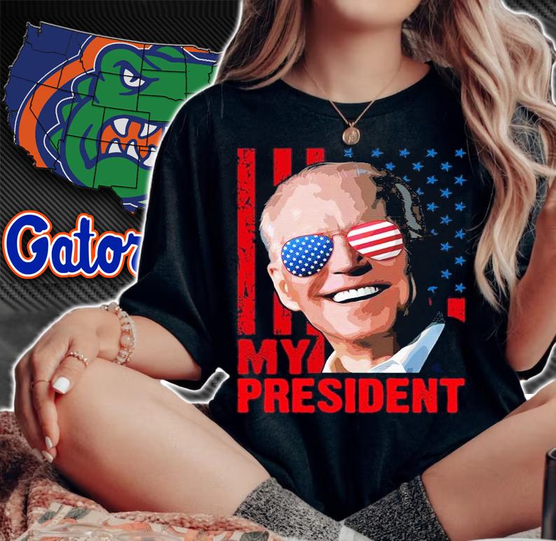 Joe Biden My President USA Flag Joe Biden T-Shirt t-shirt