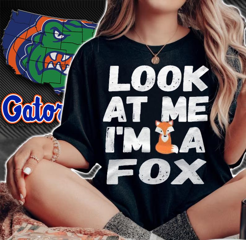 Look At Me Im A Fox Shirt Halloween Costume Shirt t-shirt