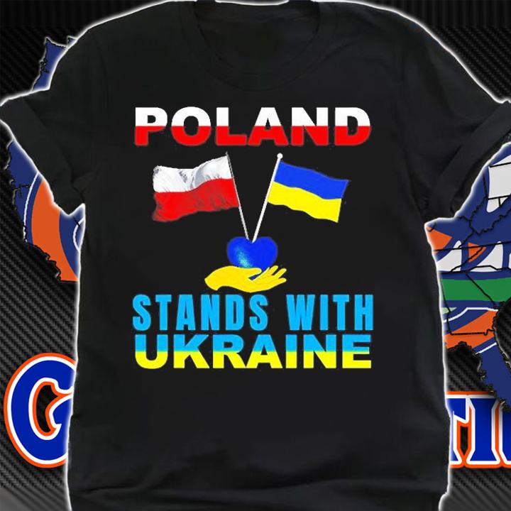 Poland Stands With Ukraine Polish Ukraine T-Shirt t-shirt shirt