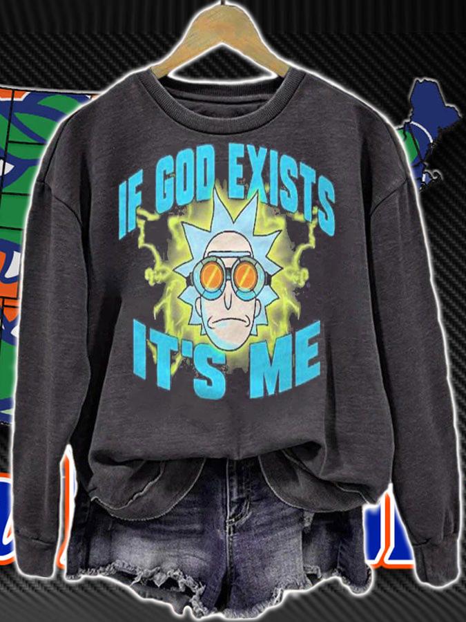Rick And Morty If God Exists shirt t-shirt sweatshirt