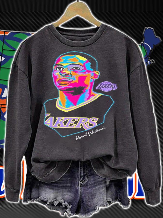 Russell Westbrook Los Angeles Lakers Basketball Signature T-Shirt t-shirt sweatshirt
