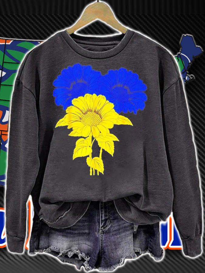 Sunflower Ukraine Flag T-Shirt t-shirt sweatshirt