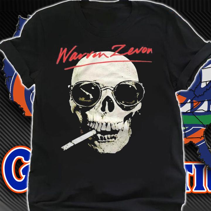 Warren Zevon skull logo T-shirt t-shirt shirt