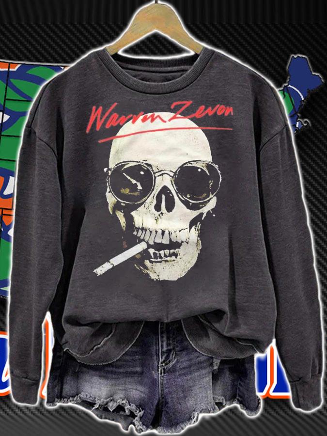 Warren Zevon skull logo T-shirt t-shirt sweatshirt