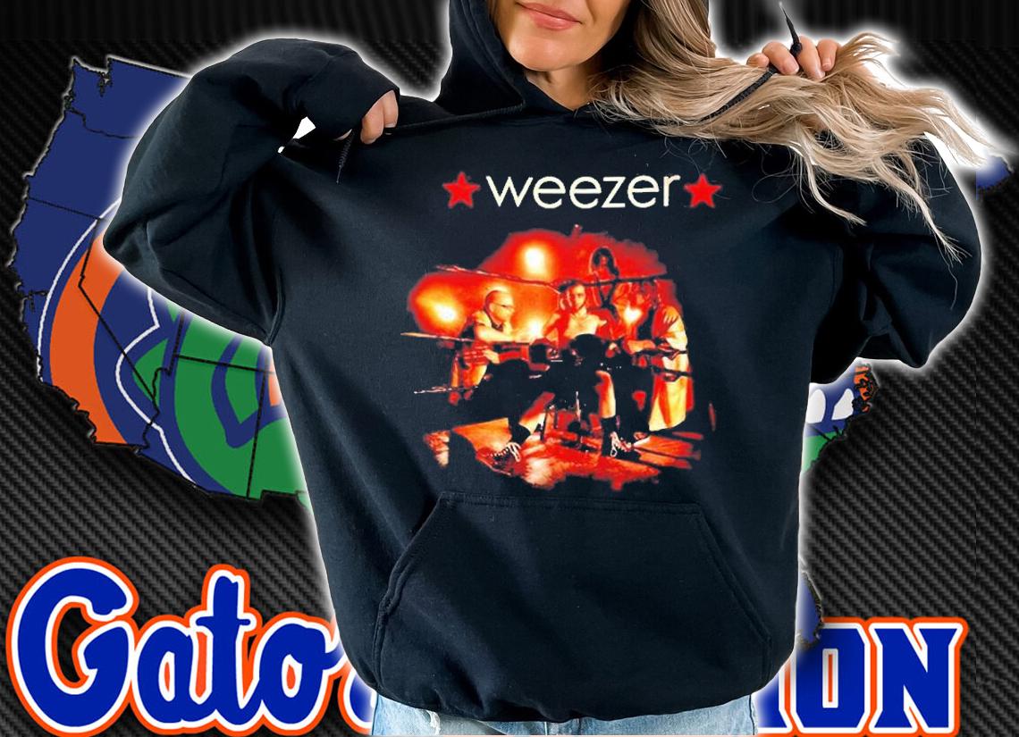 Weezer Ring 09 Tour Rock Band T-Shirt t-shirt hoodie
