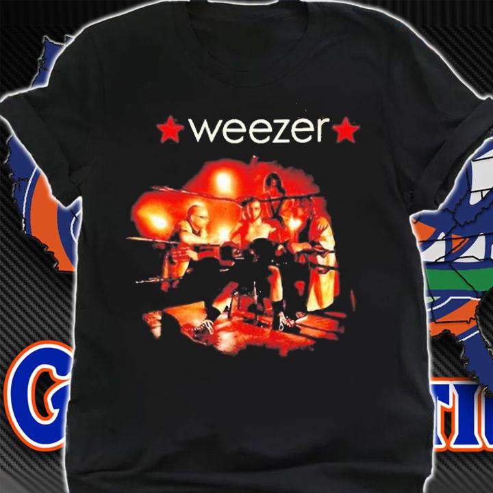 Weezer Ring 09 Tour Rock Band T-Shirt t-shirt shirt