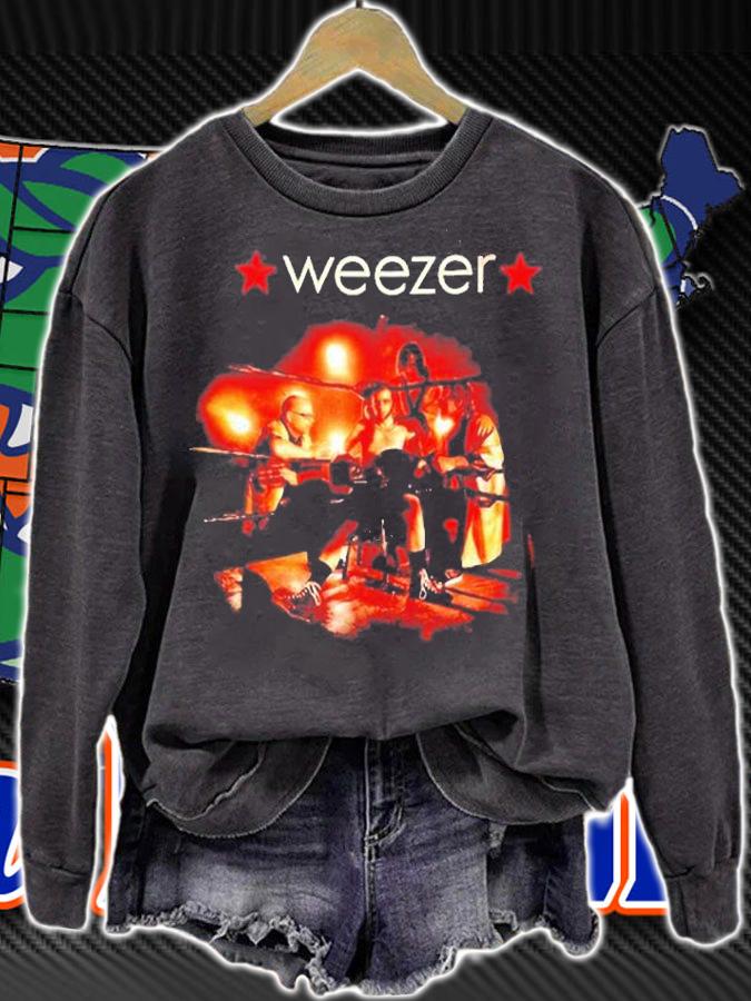Weezer Ring 09 Tour Rock Band T-Shirt t-shirt sweatshirt