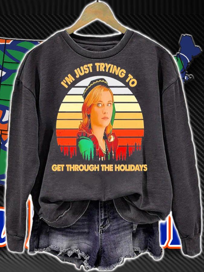 ELF I'm Just Trying To Get Through The Holidays Vintage Shirt t-shirt