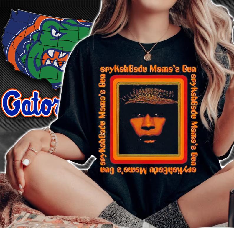 Erykah Badu Mama's Gun Shirt t-shirt woman shirt