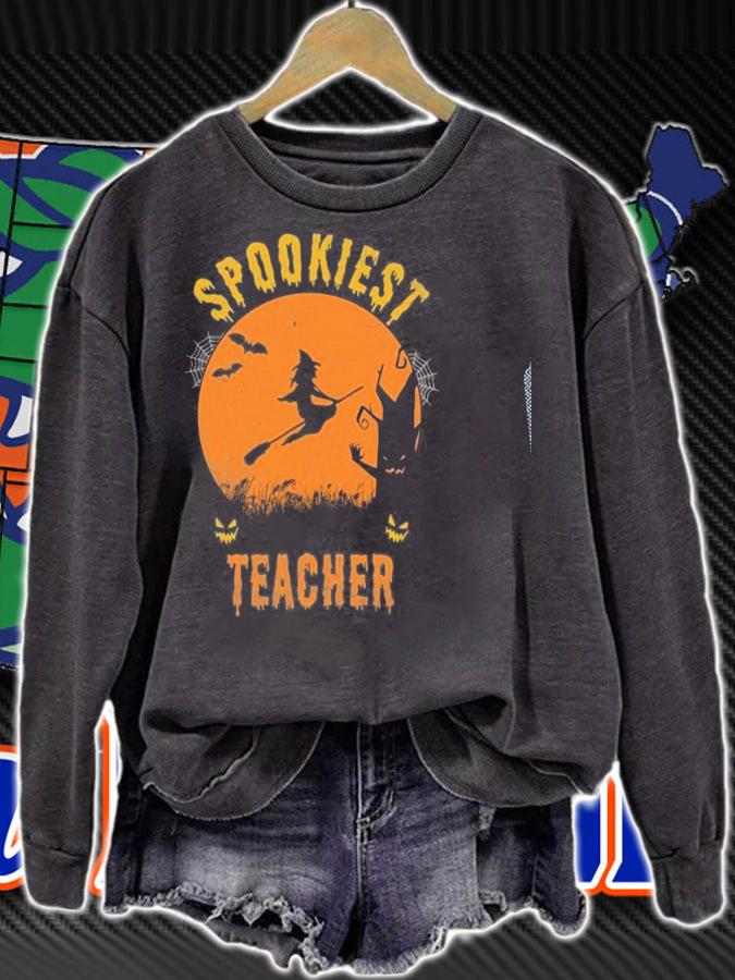 Halloween 2021 Women Spooky Teacher Halloween 2021 Teacher Classic T-shirt t-shirt sweatshirt