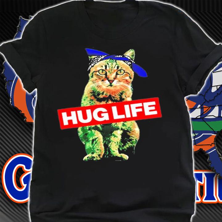 Hug Life Kitty Cat Thug Gangsta Kitty Cat T-Shirt t-shirt