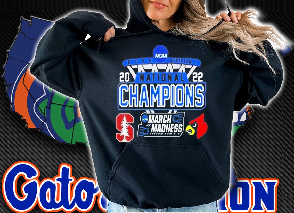 Stanford Vs Louisville NCAA Division I March Madness The Road To National Champions 2022 T-Shirt t-shirt