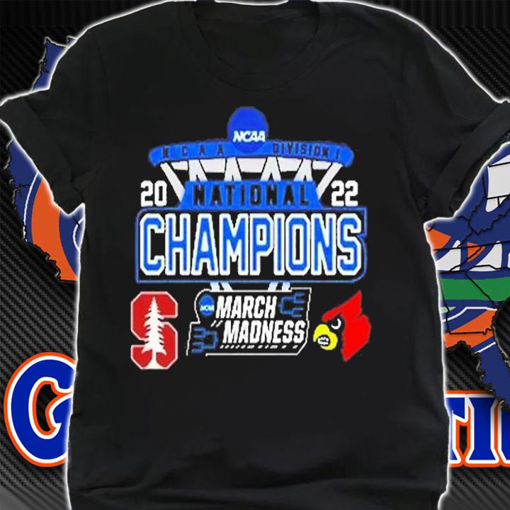 Stanford Vs Louisville NCAA Division I March Madness The Road To National Champions 2022 T-Shirt t-shirt