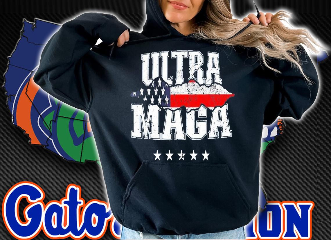 Ultra MAGA Anti Biden US Flag Pro Trump We The People T-Shirt t-shirt hoodie