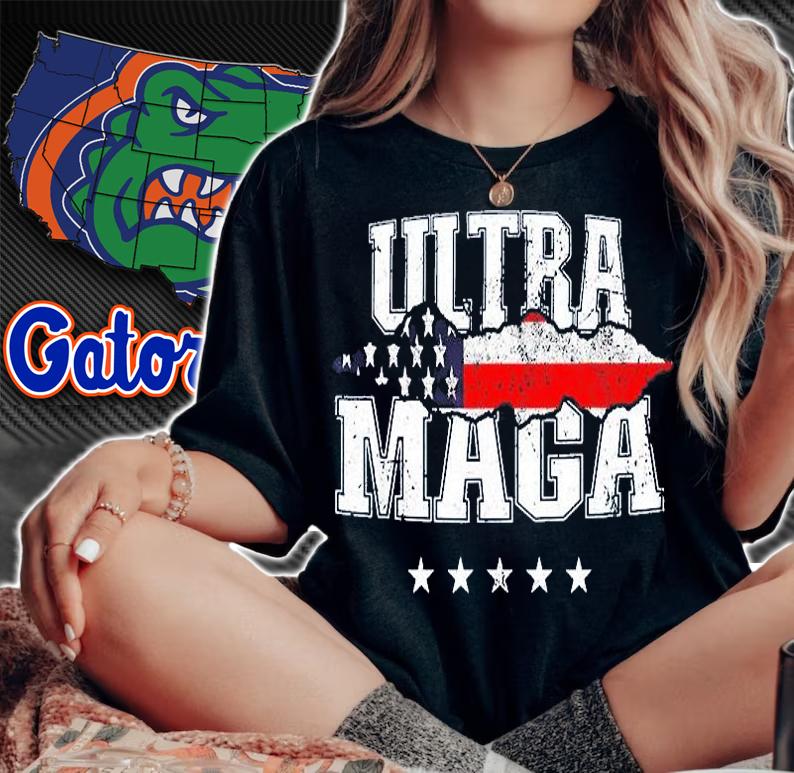 Ultra MAGA Anti Biden US Flag Pro Trump We The People T-Shirt t-shirt woman shirt