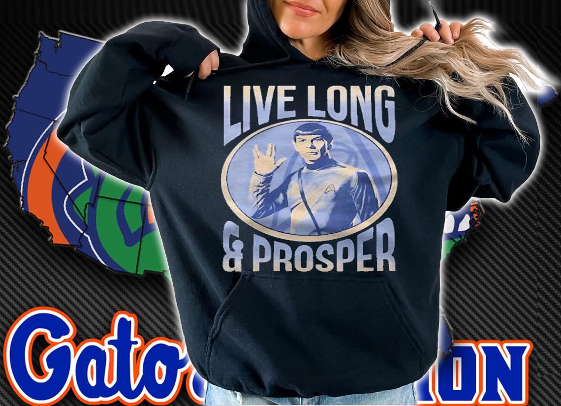 Womens Star Trek The Original Series Live Long And Prosper Text Shirt t-shirt hoodie