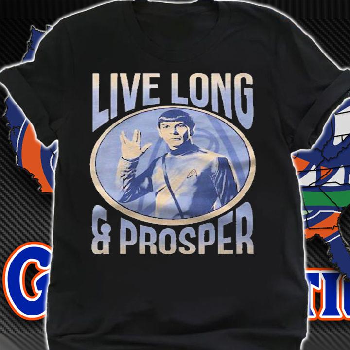 Womens Star Trek The Original Series Live Long And Prosper Text Shirt t-shirt shirt