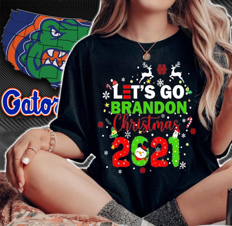 Christmas 2021 Let's Go Branson Brandon Anti Liberal T-Shirt t-shirt