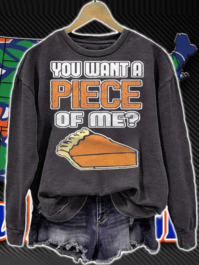 Funny Pie You Want A Piece Of Me Pumpkin Pie Shirt t-shirt sweatshirt