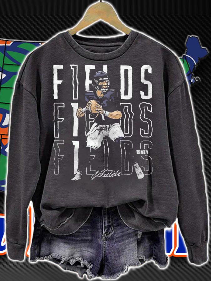 Justin Fields Chicago Football Shirt t-shirt sweatshirt