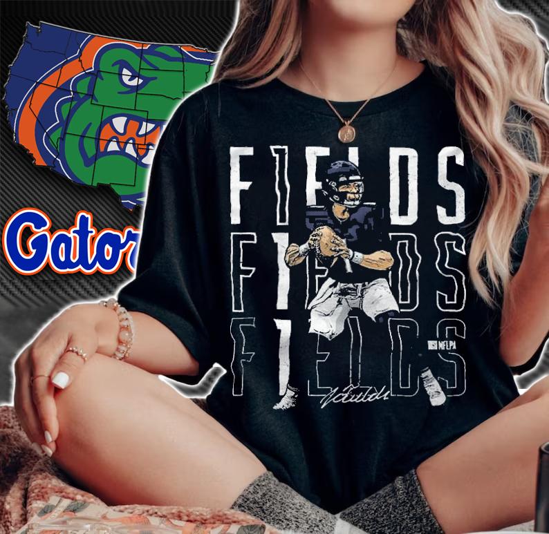 Justin Fields Chicago Football Shirt t-shirt woman shirt