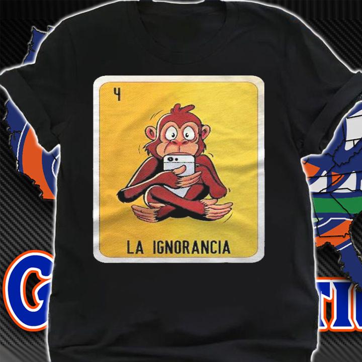 La Ignorancia Mexican Lottery Bingo Cards shirt t-shirt shirt