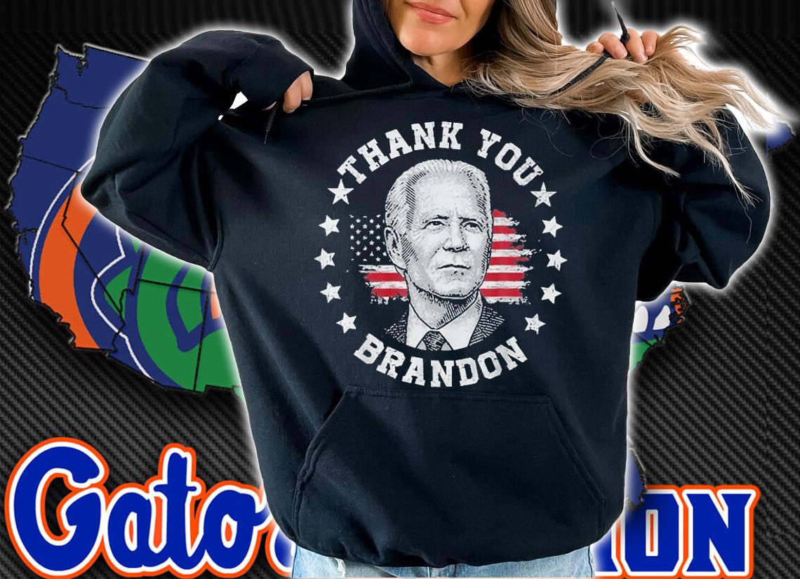 Nice Thank You Brandon Biden American Flag T-Shirt t-shirt