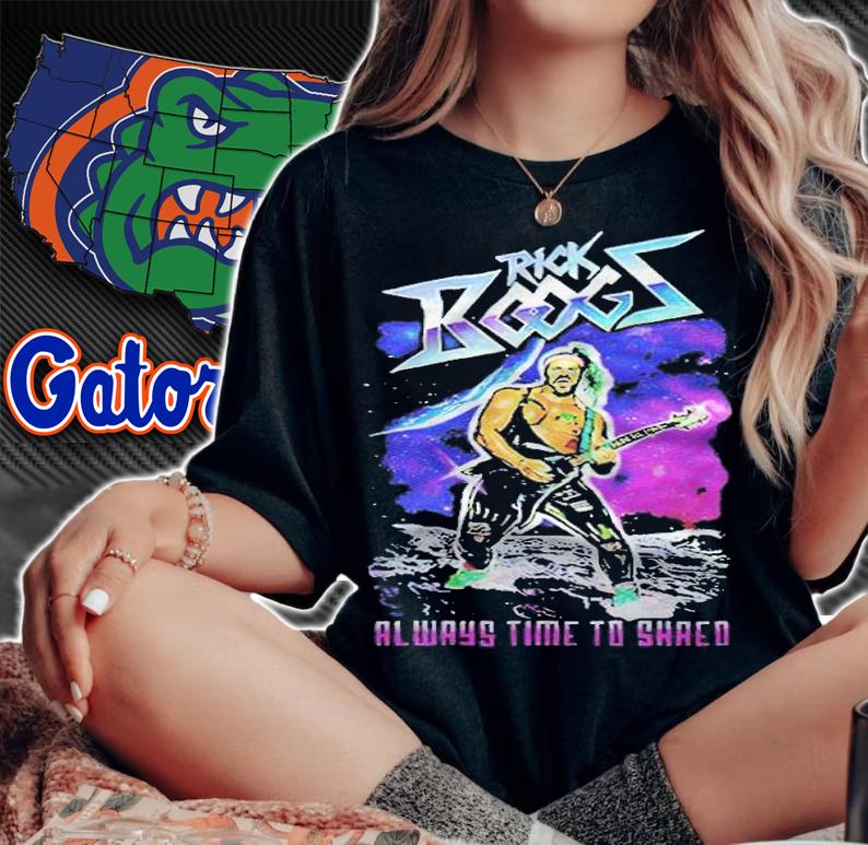 Rick Boogs always time to shaed T-shirt t-shirt woman shirt