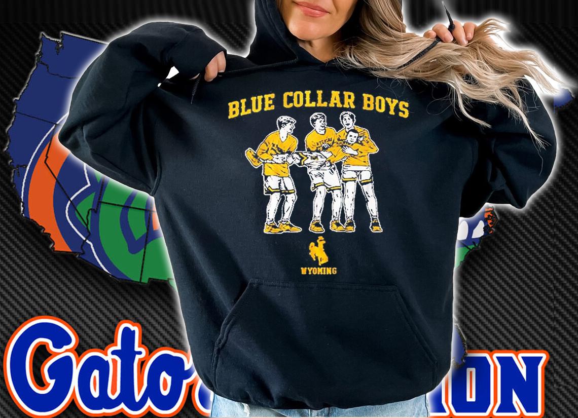 Wyoming Basketball Blue Collar Boys T-Shirt t-shirt hoodie