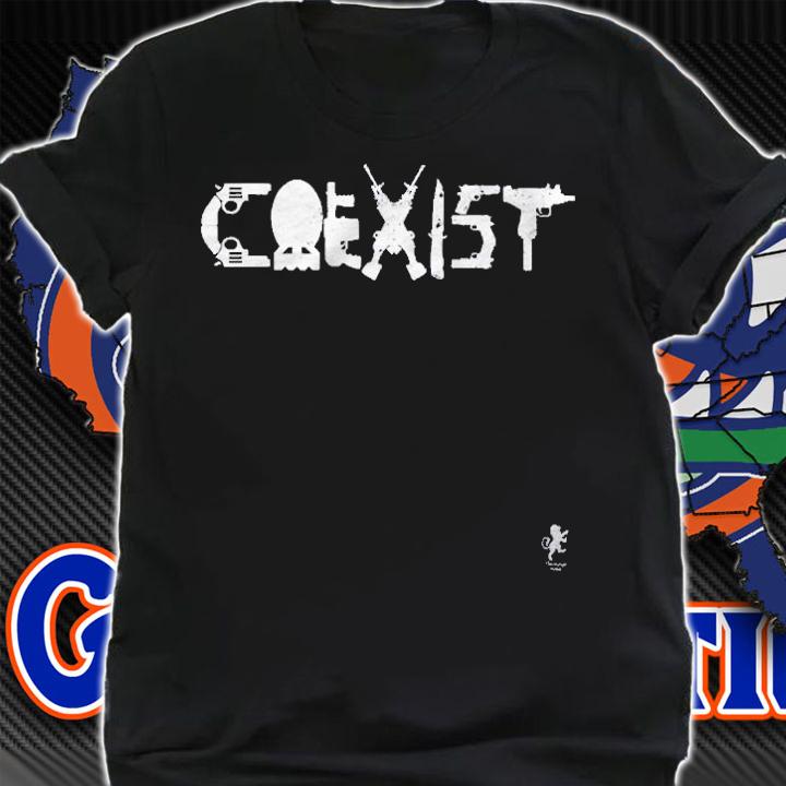 Coexist Firearms Gun 2Nd Amendment Shirt t-shirt shirt