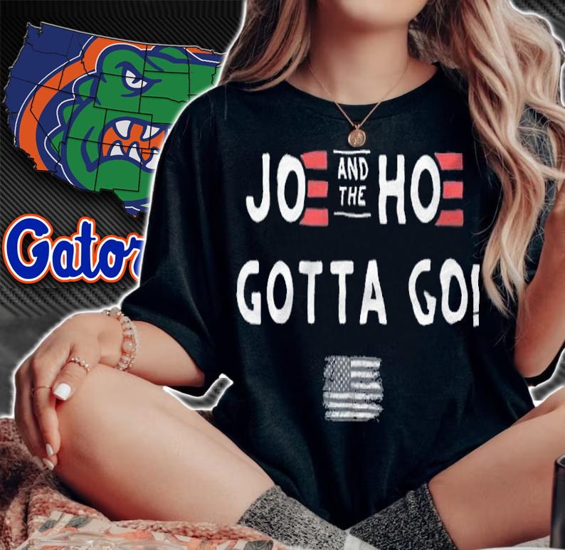 Funny Joe And The Hoe Gotta Go_ American Flag T-Shirt t-shirt woman shirt