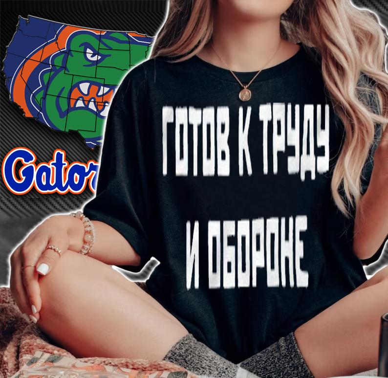 Gosha Rubchinskiy text print T-shirt t-shirt woman shirt