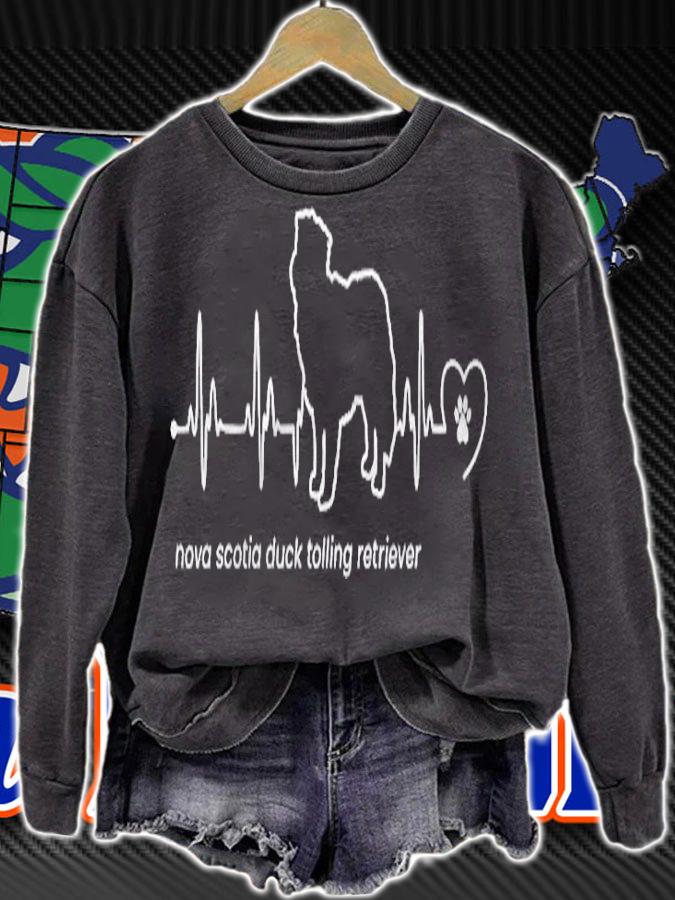Heartbeat Nova Scotia Duck Tolling Retriever T-shirt t-shirt sweatshirt