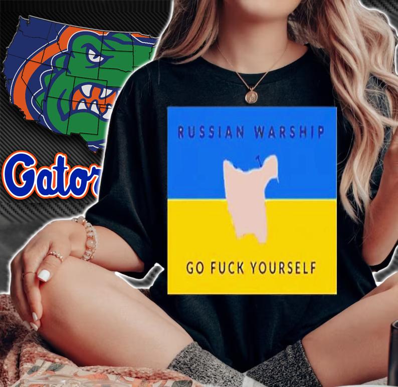 Russian Warship Go Fuck Yourself Pray For Ukraine T-Shirt t-shirt woman shirt
