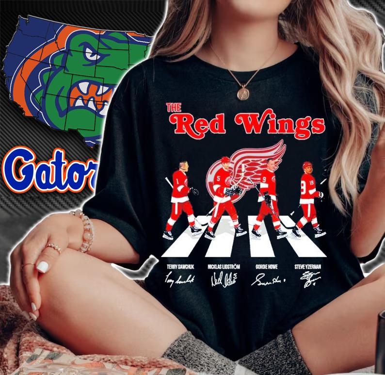 The Red Wings Abbey Road Signatures Shirt t-shirt